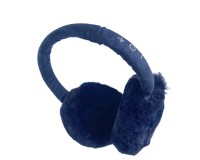 winter headphone kids warm fluffy soft promotional headphone wireless blue